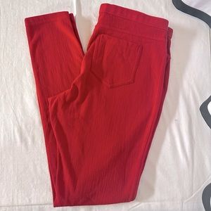 SimplyVera Vera Wang Red Jeggings